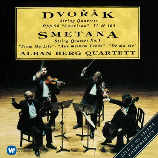 STRING QUARTETS OPP.96 & STRING QUARTET NO.1/ ALBAN BERG QUARTETT [ORIGINAL JACKET] [드보르작 & 스메타나: 현악 사중주 - 실황]