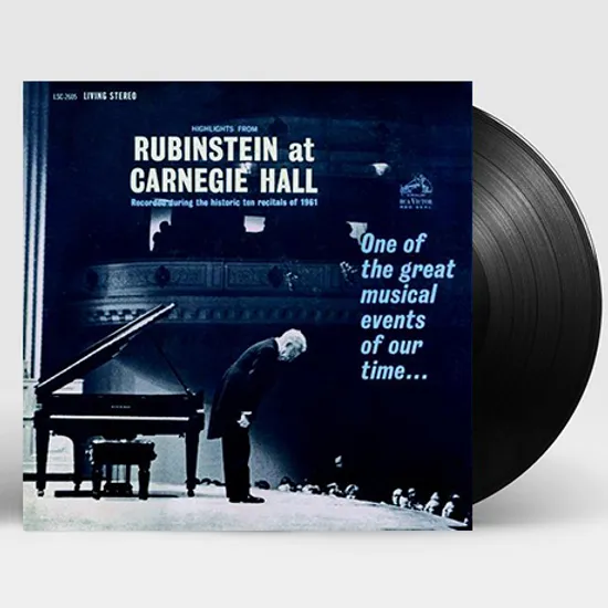 HIGHLIGHTS FROM RUBINSTEIN AT CARNEGIE HALL[아르투르 루빈스타인: 카네기 홀 실황(하이라이트)] [200G LP]
