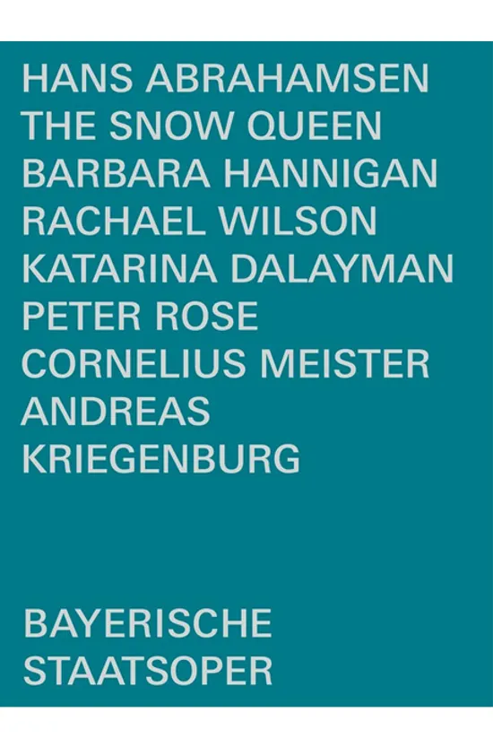 THE SNOW QUEEN/ BAYERISCHE STAATSOPER, CORNELIUS MEISTER [아브라함센: 오페라 <눈의 여왕>] [한글자막]