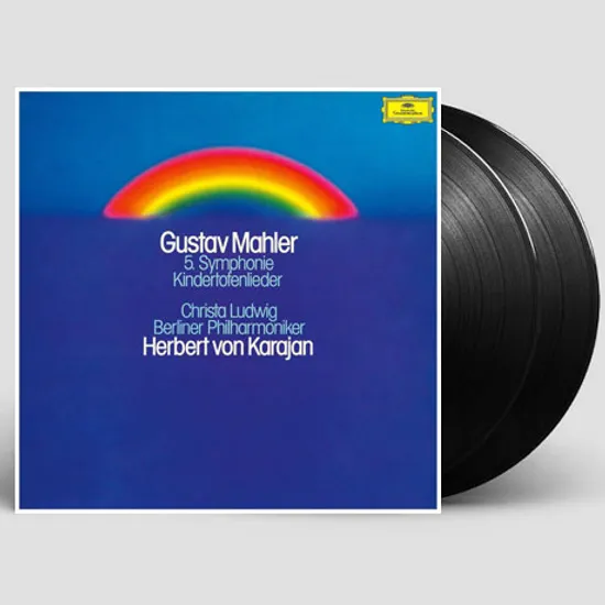 5 SYMPHONY & KINDERTOTENLIEDER/ CHRISTA LUDWIG, HERBERT VON KARAJAN [말러: 교향곡 5번 & 죽은 아이를 그리는 노래 - 카라얀] [180G LP]