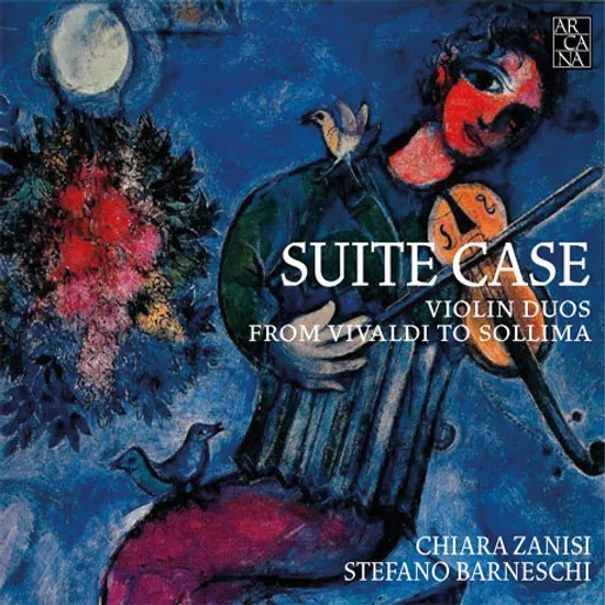 SUITE CASE: VIOLIN DUOS FROM VIVALDI TO SOLLIMA/ CHIARA ZANISI, STEFANO BARNESCHI [비발디, 텔레만, 하이든, 베리오: 무반주 바이올린 듀오 작품집]