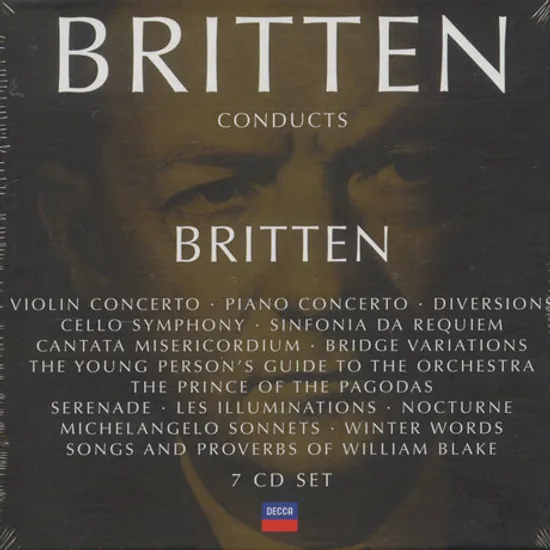 BRITTEN CONDUCTS BRITTEN