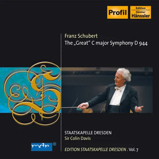 THE ”GREAT” C MAJOR SYMPHONY D 944/ COLIN DAVIS [EDITION STAATSKAPELLE DRESDEN VOL.7] [슈베르트: 교향곡 ”그레이트” - 콜린 데이비스]