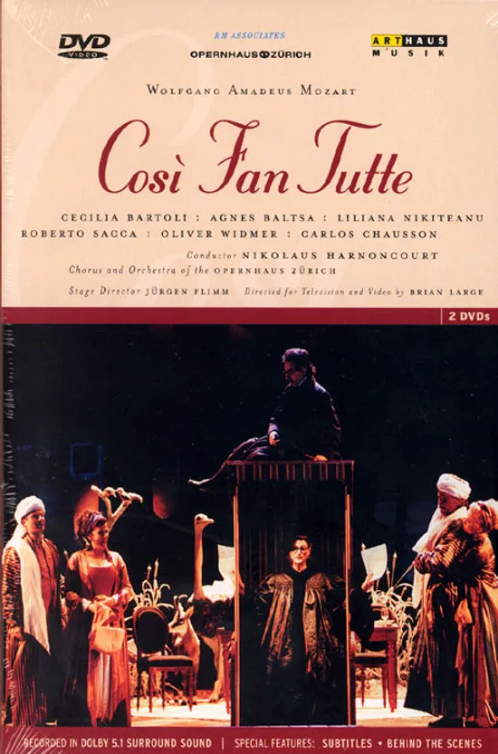 COSI FAN TUTTE/ NIKOLAUS HARNONCOURT [모차르트: 코지 판 투테/ 바르톨리 & 아르농쿠르]