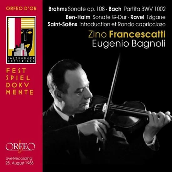 SONATE OP.108 ETC/ ZINO FRANCESCATTI/ EUGENIO BAGNOLI