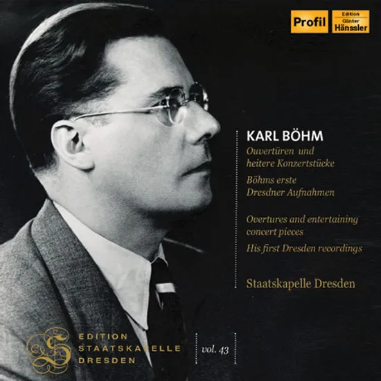 OVERTURES & ENTERTAINING CONCERT PIECES/ KARL BOHM [슈타츠카펠레 드레스덴 43집: 칼 뵘 - 오페라 서곡 모음집]