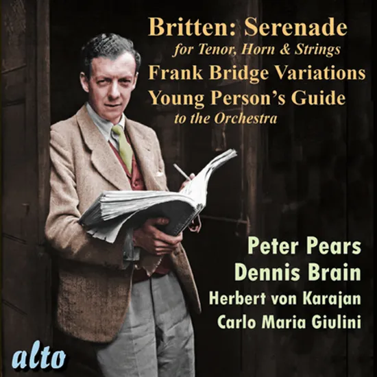 SERENADE FOR TENOR, HORN STRINGS & VARIATIONS/ PETER PEARS, DENNIS BRAIN, HERBERT VON KARAJAN [브리튼: 테너, 호른 그리고 현을 위한 세레나데 & 브리지: 변주곡 외 - 피어스, 브레인, 카라얀]