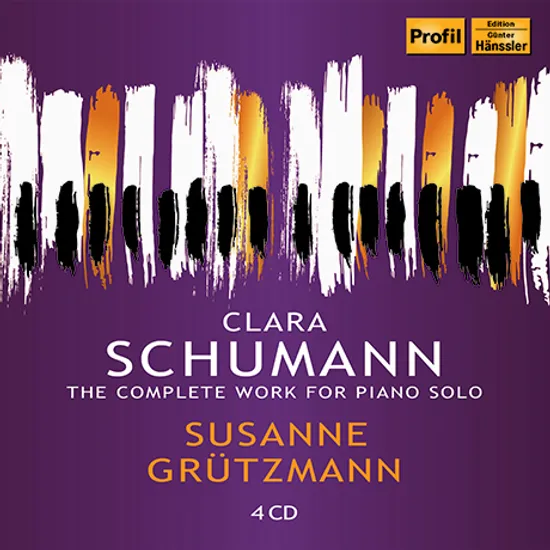 THE COMPLETE WORK FOR PIANO SOLO/ SUSANNE GRUTZMANN [클라라 슈만: 피아노 작품 전집 - 주자네 그뤼츠만]