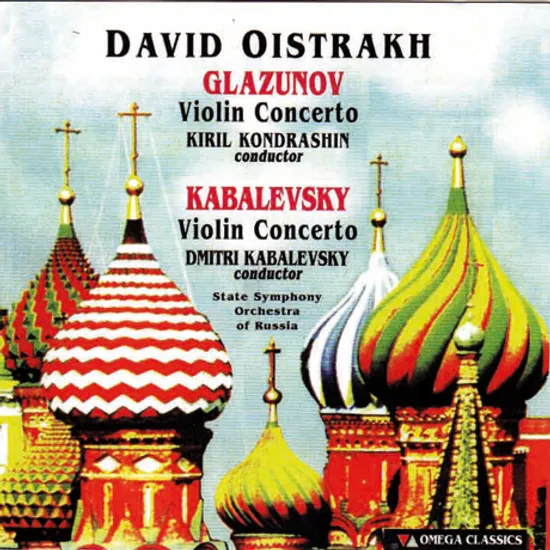 GLAZUNOV & KABALEVSKY: VIOLIN CONCERTOS/ KIRIL KONDRASHIN [다비드 오이스트라흐: 글라주노프, 카발레프스키 - 바이올린 협주곡집]