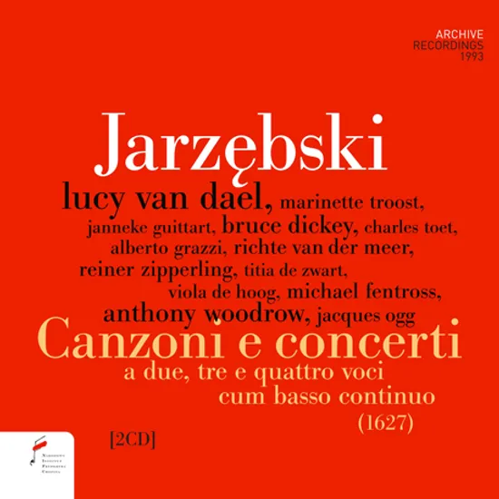 CANZONI E CONCERTI/ LUCY VAN DAEL, JACQUES OGG [야젱프스키: 2성부, 3성부, 4성부 칸초나와 콘체르토]