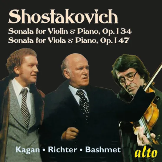 SONATAS FOR VIOLIN, VIOLA & PIANO/ SVIATOSLAV RICHTER, OLEG KAGAN, YURI BASHMET [쇼스타코비치: 바이올린 & 비올라 소나타]