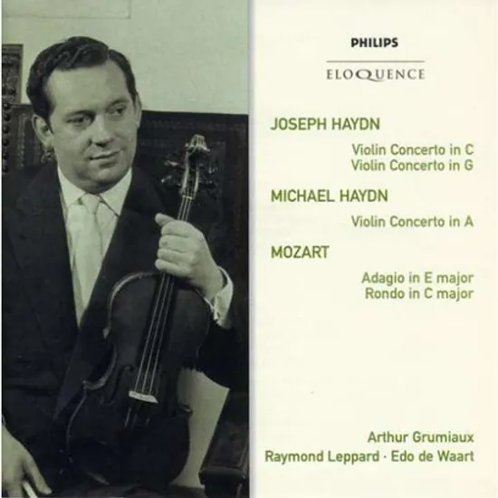 VIOLIN CONCERTO IN C/ ARTHUR GRUMIAUX, RAYMOND LEPPARD