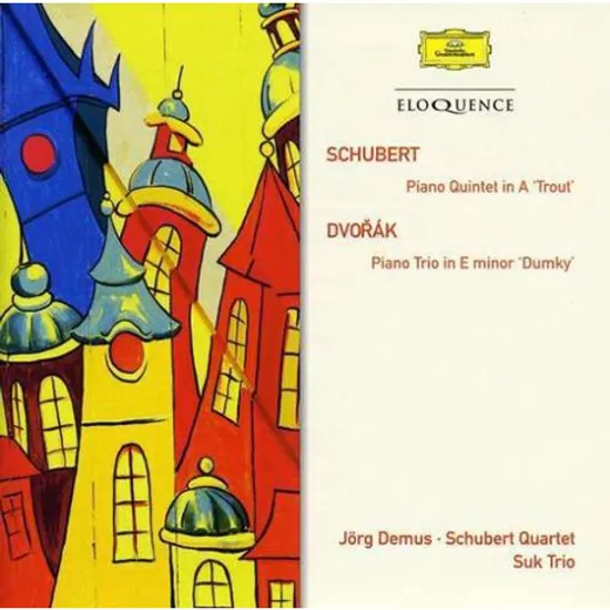 PIANO QUINTET IN A `TROUT`/ JORG DEMUS, SCHUBERT QUARTET