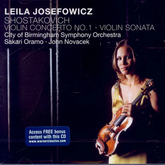 VIOLIN CONCERTO NO.1 & VIOLIN SONATA/ LEILA JOSEFOWICZ, SAKARI ORAMO