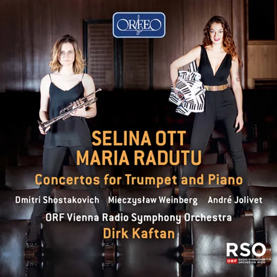 CONCERTOS FOR TRUMPET AND PIANO TRUMPET/ SELINA OTT, MARIA RADUTU [쇼스타코비치: 피아노와 트럼펫을 위한 협주곡, 파인베르크, 졸리베: 트럼펫 협주곡 - 오트, 라두투]