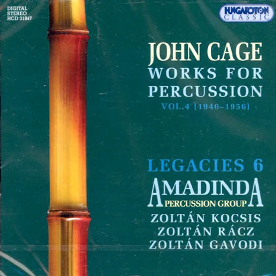 MUSIC FOR PERCUSSION VOL.4