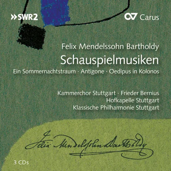 SCHAUSPIELMUSIKEN: INCIDENTAL MUSIC/ FRIEDER BERNIUS [멘델스존: 부수음악 작품집]