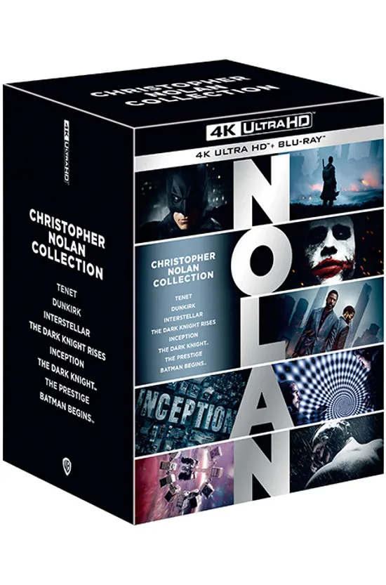 [4월 봄맞이 박스세트 파격 할인] 크리스토퍼 놀란 8 무비컬렉션 4K UHD+BD [슬립케이스] [CHRISTOPHER NOLAN COLLECTION]