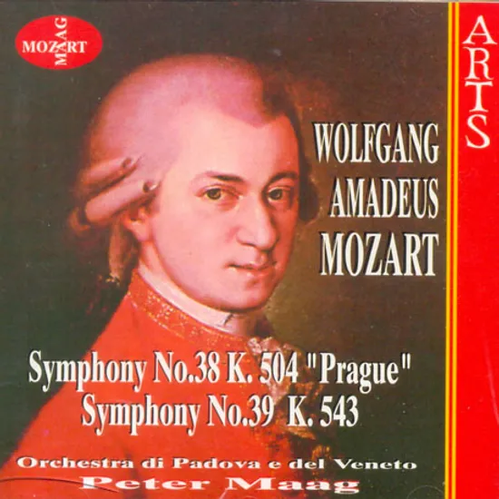 SYMPHONIES NOS.38 PRAGUE K.504 & 39 K.543/ PETER MAAG