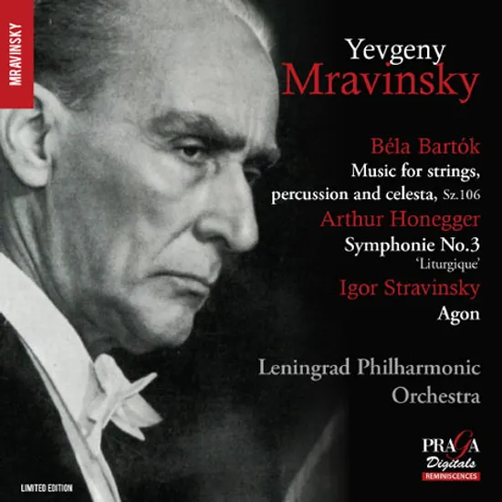 MUSIC FOR STRINGS, PERCUSSION AND CELESTA, SYMPHONY NO.3 & AGON/ YEVGENY MRAVINSKY [SACD HYBRID] [바르톡: 현과 타악기와 첼레스타를 위한 음악, 오네게르: 교향곡 3번, 스트라빈스키: 아곤]