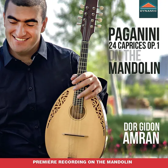 24 CAPRICES OP.1 ON THE MANDOLIN/ DOR GIDON AMRAN [파가니니: 24개의 카프리스 - 도르 기돈 암란]