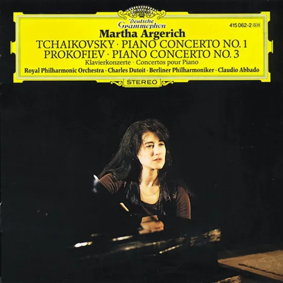 PIANO CONCERTO NO.1 & 3/ MARTHA ARGERICH, CHARLES DUTOIT, CLAUDIO ABBADO [차이코프스키: 피아노 협주곡 1번 & 프로코피에프: 피아노 협주곡 3번 - 아르헤리치]