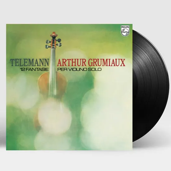12 FANTASIAS FOR VIOLIN SOLO/ ARTHUR GRUMIAUX [아르투르 그뤼미오: 텔레만 12개의 무반주 바이올린 환상곡] [ANALOGPHONIC 180G LP]