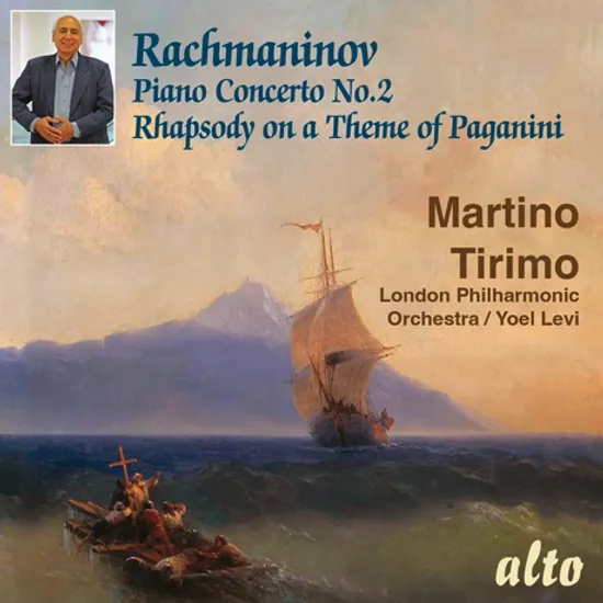 PIANO CONCERTO NO.2, RHAPSODY ON A THEME OF PAGANINI/ MARTINO TIRIMO, YOEL LEVI [라흐마니노프: 피아노 협주곡 2번, 파가니니 주제에 의한 광시곡 - 티리모, 레비]