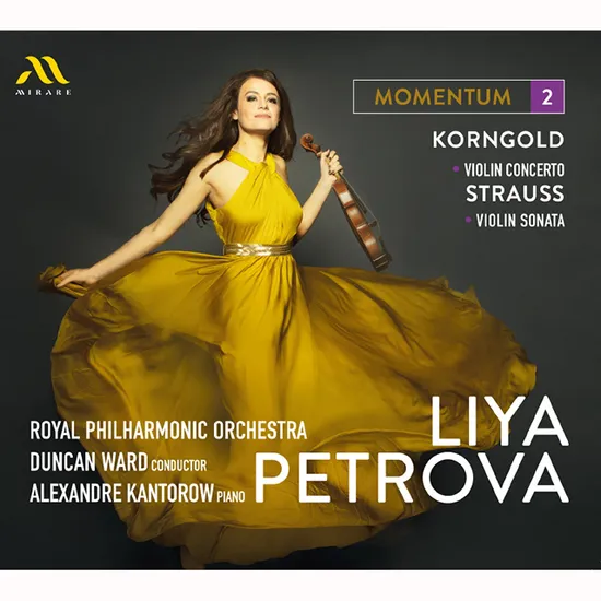 VIOLIN CONCERTO OP.35 & VIOLIN SONATA OP.18/ ALEXANDRE KANTOROW [코른골트, 슈트라우스: 바이올린 협주곡 & 바이올린 소나타 - 알렉상드르 캉토로프]