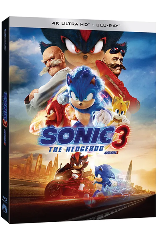 수퍼 소닉 3 4K UHD+BD [슬립케이스 한정판] [SONIC THE HEDGEHOG 3]