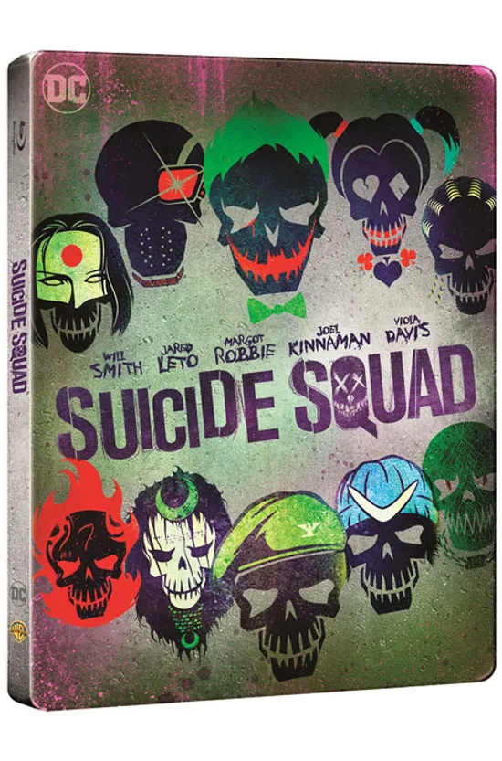 [4월 프리미엄 블루레이 할인전] 수어사이드 스쿼드 3D+2D [스틸북 한정판] [SUICIDE SQUAD]