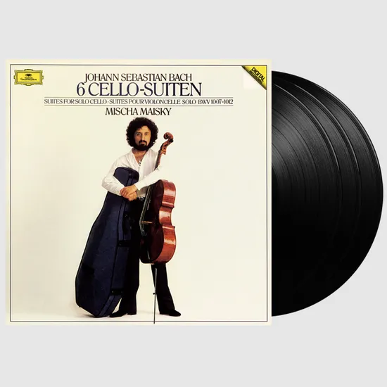 6 CELLO SUITEN BWV1007-1012/ MISCHA MAISKY [바흐: 무반주 첼로 모음곡 - 미샤 마이스키] [180G LP]