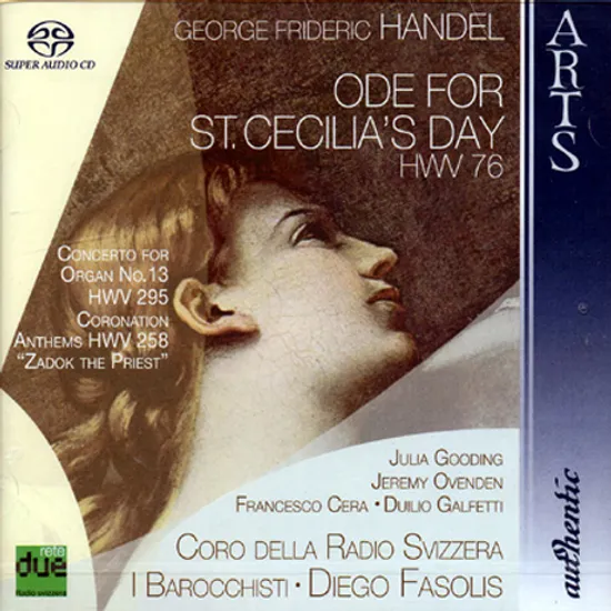 ODE FOR ST. CECILIA`S DAY HWV 76/ JULIA GOODING, JEREMY OVENDEN, DIEGO FASOLIS [SACD HYBRID]
