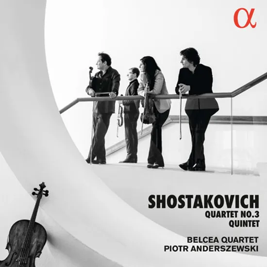 QUARTET NO.3 & QUINTET/ BELCEA QUARTET, PIOTR ANDERSZEWSKI [쇼스타코비치: 현악사중주 3번 & 피아노 5중주 - 벨시아 사중주단, 안데르제프스키]