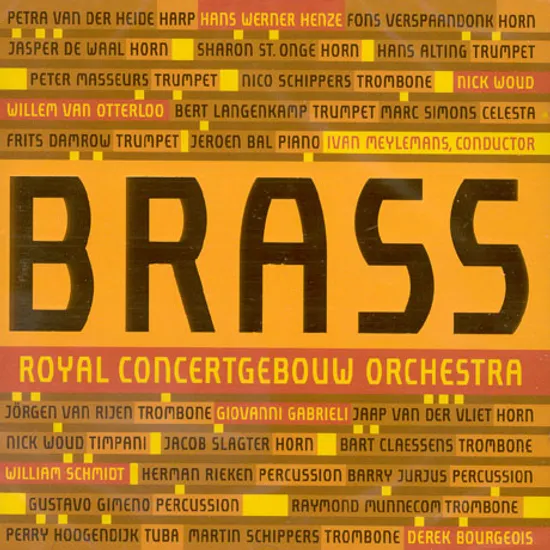 BRASS OF THE ROYAL CONCERTGEBOUW ORCHESTRA/ IVAN MEYLEMANS [SACD HYBRID] [헨체: 래그타임과 아바네라 외]