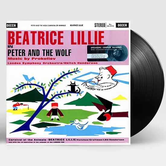 PETER AND THE WOLF ETC/ BEATRICE LILLIE [LP]