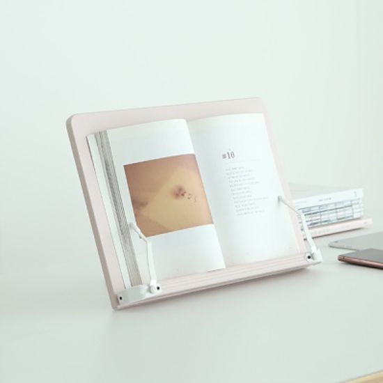 이룸 프라임  파스텔 색상 원데이독서대 1단 책받대