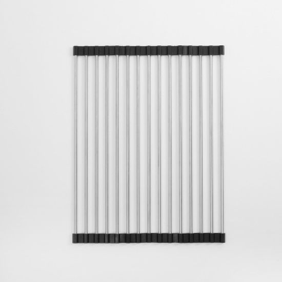 리빙홈 싱크롤 선반 물빠짐 싱크대건조대 블랙