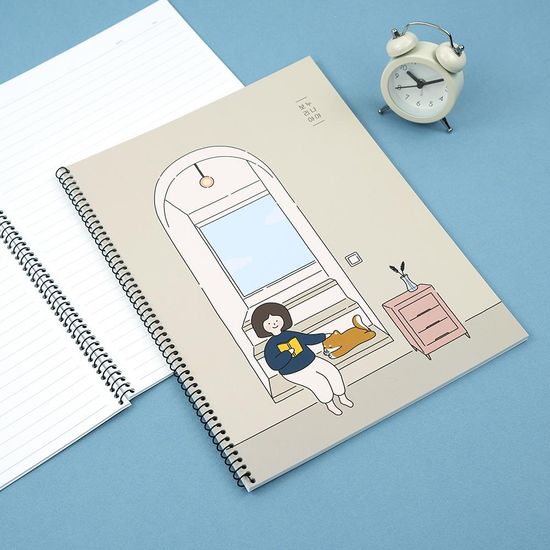 핑크풋 보리야누나야따듯한원링노트