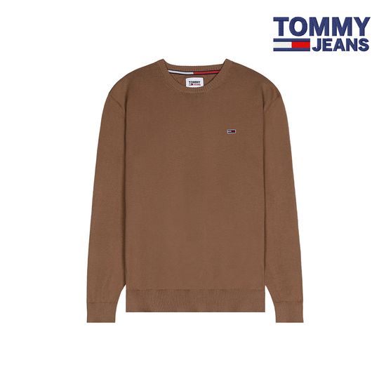 [타미진스] 남녀공용 클래식 스몰플래그 코튼 니트