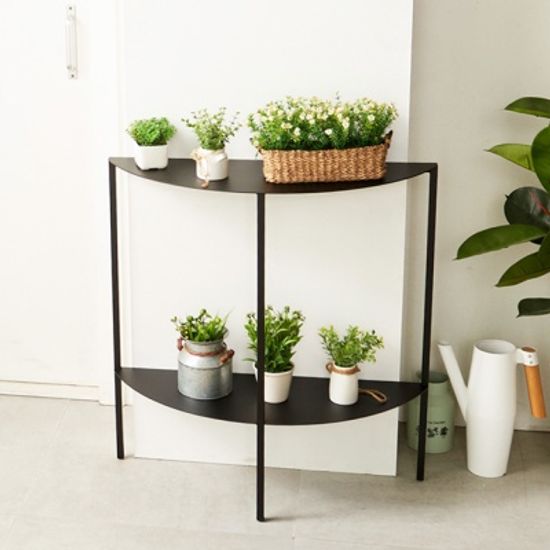 철제 ST057 반달 대 화분선반