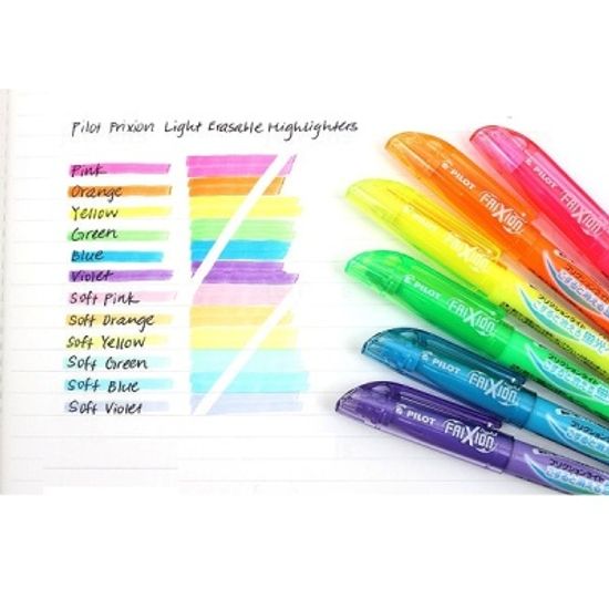 파이롯트 프릭션 지워지는 형광펜-비비드 6색 60SL-6C