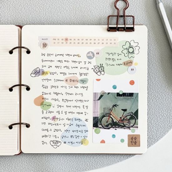 톤앤톤 투명 조약돌 스티커