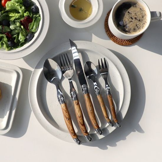 에피 라귀올 티스푼 티포크세트 4color