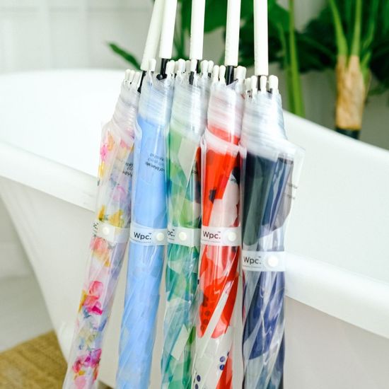 wpc우산 패턴 오래쓰는 투명우산 UPT-001