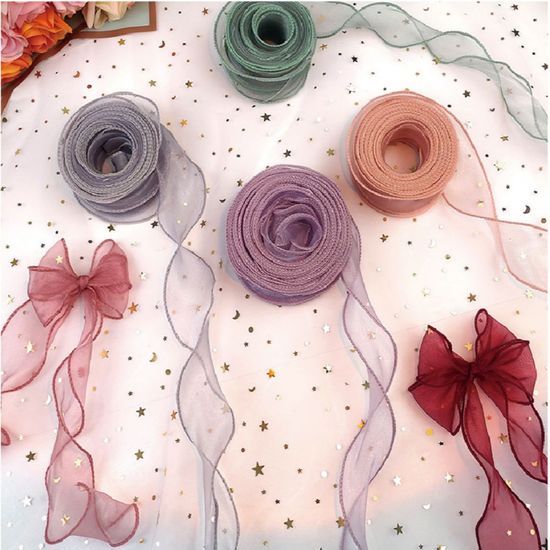 쉬폰리본 선물포장 리본공예 DIY(WECB924)