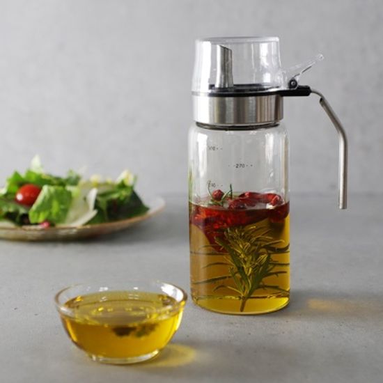 킨 내열유리 손잡이 오일병 300ml