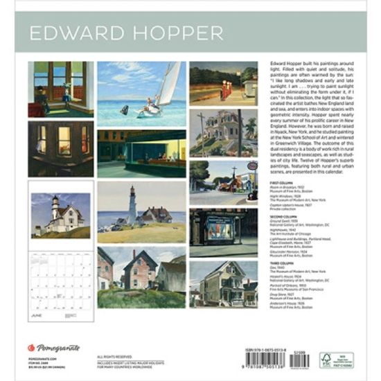 2023 캘린더 Edward Hopper