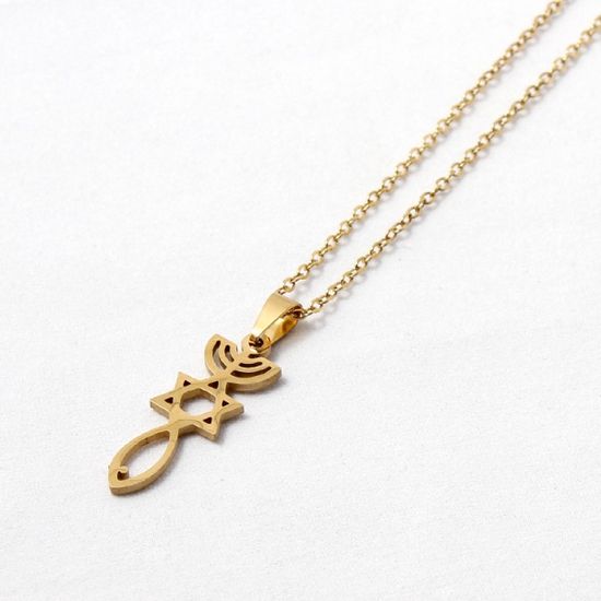 Jewelry 목걸이_Covenant(메노라,다윗별,익투스)