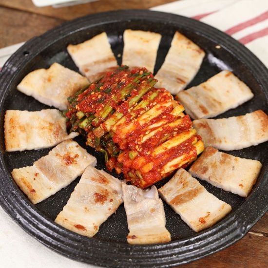 셰프애찬매콤 알싸한 국산 파김치 1kg+덤200g